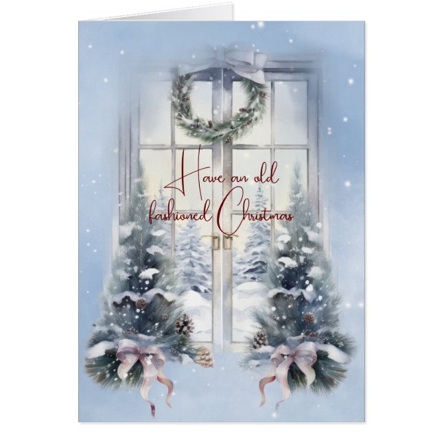 Avoir Une Vielle Fenêtre De Noël (Devant)