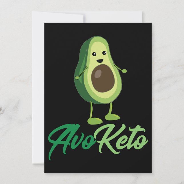 Avoketo - Funny Keto Avocado (Devant)