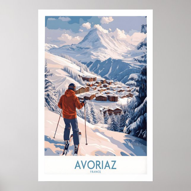 Avoriaz France Chalet de Ski Village Impression d' (Devant)