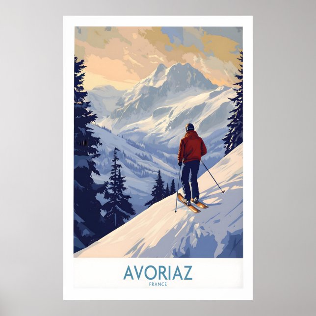 Avoriaz Ski Poster France 1 (Devant)