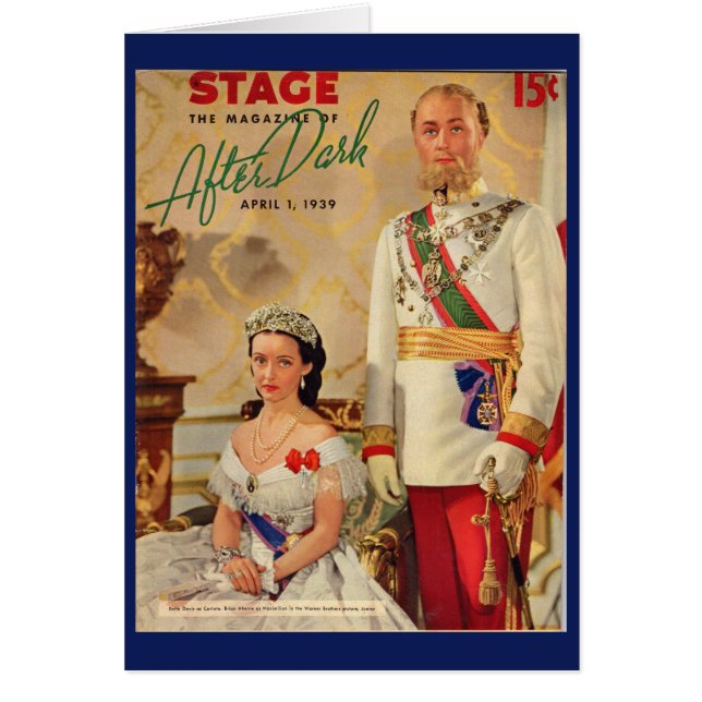 Avril 1939 Stage Magazine couverture (Devant)