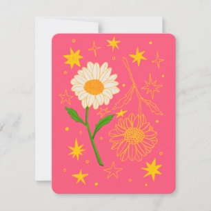 Avril Anniversaire Mois Carte (Daisy)