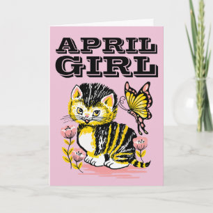 AVRIL CARTES D'ACCUEIL POUR FILLE D'ANNIVERSAIRE