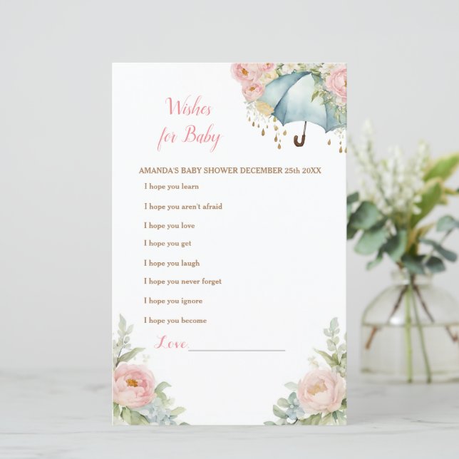 Avril Douche Umbrella Wives for Baby (Debout devant)