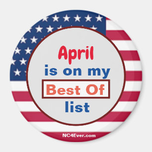 Avril est sur ma liste Best Of liste Magnet