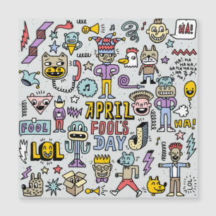 Avril Fools : Jeu de Doodles Colorés.