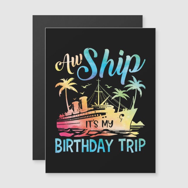 Aw Ship It's My Birthday Trip (Devant / Derrière)