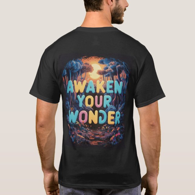 Awaken Your Wonder - T-Shirt De Inspiré Aventure (Dos)