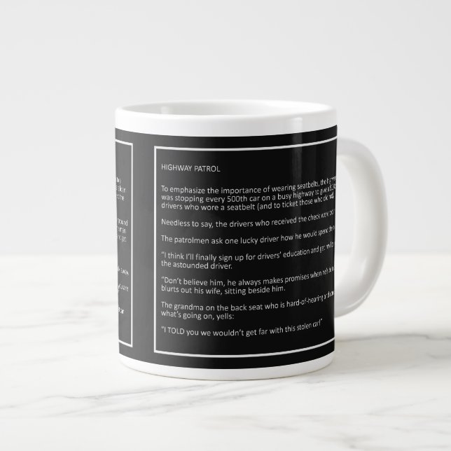 Awesome Blagues jumbo mug #4 (Devant droit)
