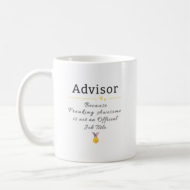 Awesome Conseiller Citation Mug (Gauche)