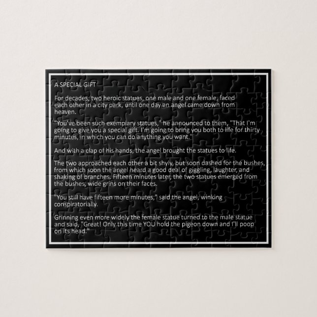 Awesome Plaisanteries personnalisées puzzle couleu (Horizontal)