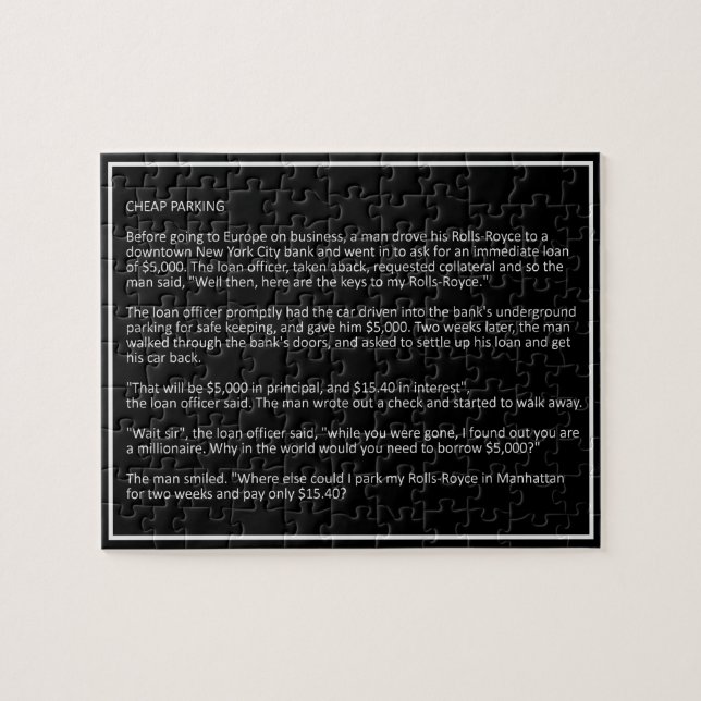 Awesome Plaisanteries personnalisées puzzle couleu (Horizontal)