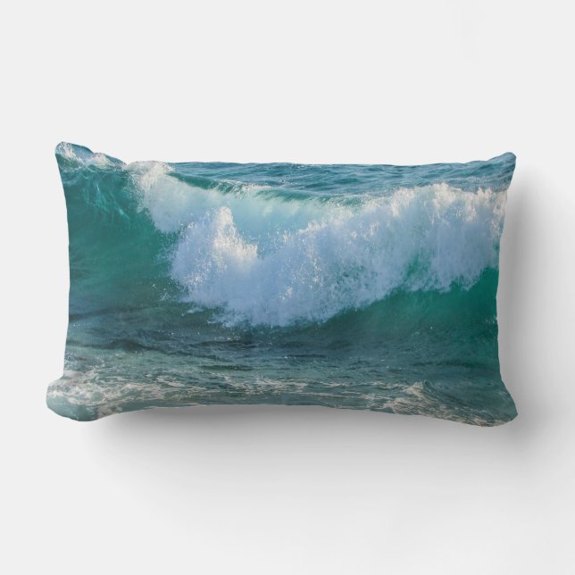 Awesome Wave mer mer mer mer mer Coussin marin (Recto)