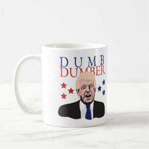 Awful imbécile plus imbécile Donald Trump tasse