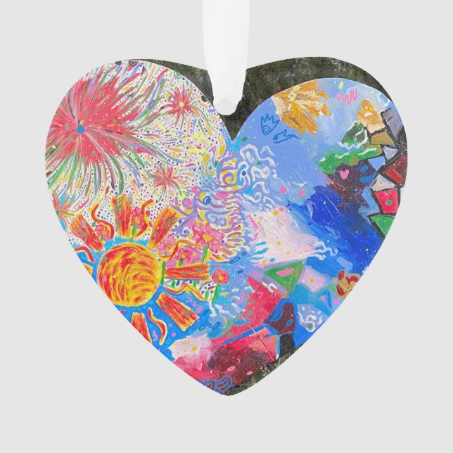 aWorld2Celebrate : Heart Ornament (devant)