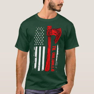 Ax Drapeau Norse Mythologie TShirt
