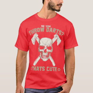 Ax Jeter Funny Skull Hatchet Ax Classic TShirt