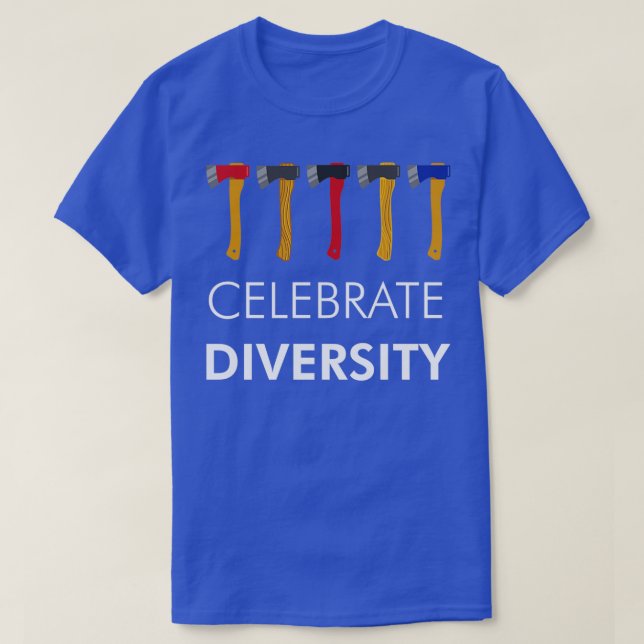 Ax Throwing Celebrate Diversity Classic TShirt (Design devant)