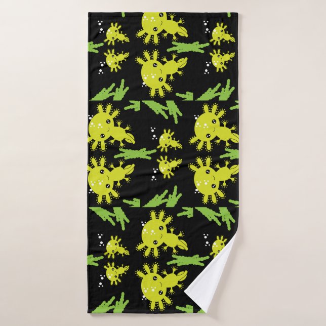 Axaotl Salamander Cadeau Enfants (Serviette de bain)