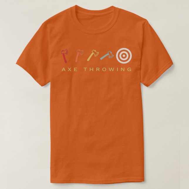 Axe Throwing Target Retro Vintage Classic TShirt (Design devant)