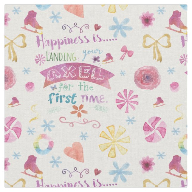 Axel de tissu de patinage artistique (Fermer)
