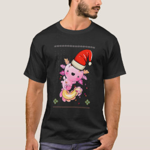 Axolotl Chapeau de Père Noël Mignon Sweat de Noël