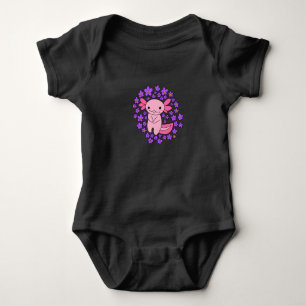 Axolotl et Fleurs Bébé Haut