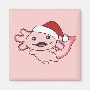 Axolotl Joyeux Noël hiver Axolotl Magnet