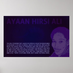 Ayaan Hirsi Ali aucune affiche cognitive de