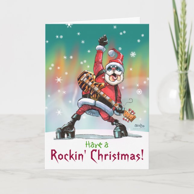 Ayez a, carte de Noël de Rockin (Devant)