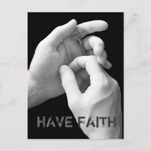 Ayez la carte postale Faith (Devant)