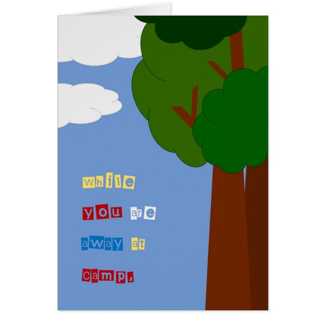 Ayez l'amusement à la colonie de vacances ! (Devant)