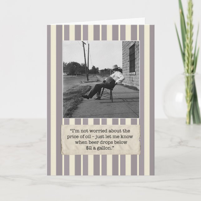 Ayez un anniversaire de houblon ! Carte (Devant)