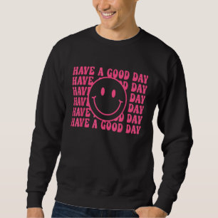 Ayez Un Bon Jour Rétro Tshirt - Smile Face Preppy