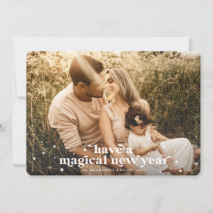 Ayez un Carte photo magique du Nouvel An