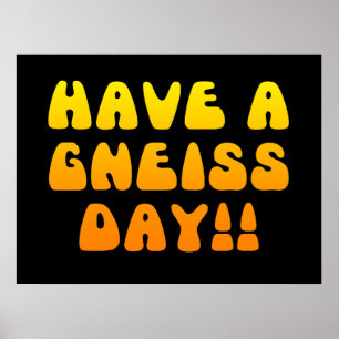 Ayez un jour de gneiss ! Affiche