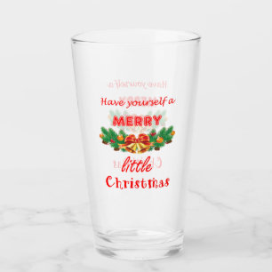 Ayez un joyeux petit verre de Noël