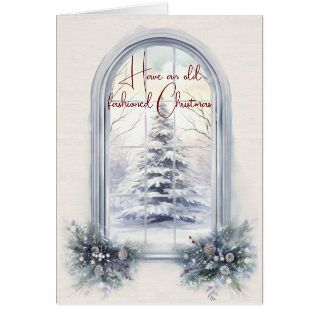 Ayez un Noël d'antan Fenêtre (Devant)