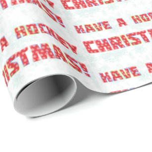 Ayez un papier d'emballage cadeau de Noël de Noë