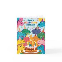 Ayez un ROAR Une carte d'anniversaire