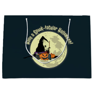 Ayez un sac cadeau d'Halloween tactile de Spook