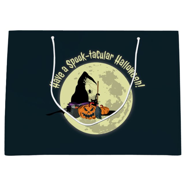 Ayez un sac cadeau d'Halloween tactile de Spook (Devant)