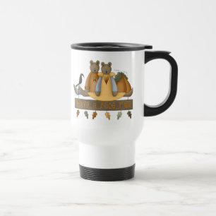 "Ayez une belle chute" Mug de voyage Nounours d'au