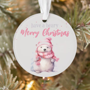 Ayez Une Bére Joyeux Ours Polaire De Noël Drôle Ro