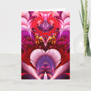 Ayez une carte de Valentine de fractale