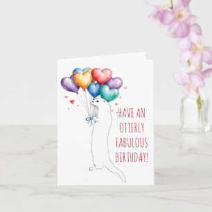 Ayez une carte Otter Anniversaire vraiment géniale