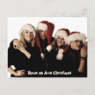Ayez une carte postale Ace Christmas