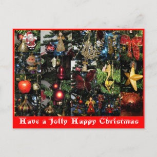 Ayez une carte postale gaie de Noël heureux