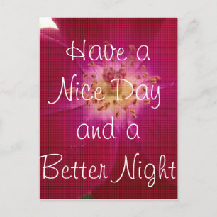 Ayez une carte postale Nice Day Modèle vertical