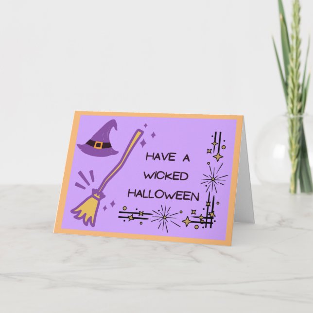 Ayez une Halloween perverse - Carte violette (Devant)
